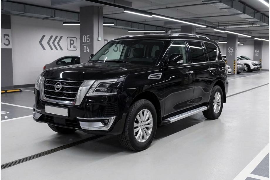 Nissan Patrol Y62 2010–2024 Sānu sliekšņi Maya V2 (2 gab., alumīnijs) Image