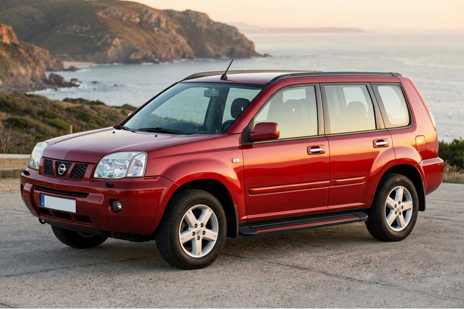Nissan X-trail T30 2002–2007 Sānu pakāpieni Maya Red (2 gab., alumīnijs) Image