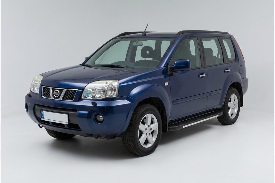 Nissan X-trail T30 2002–2007 Sānu sliekšņi Bosphorus Grey (2 gab., alumīnijs) Image