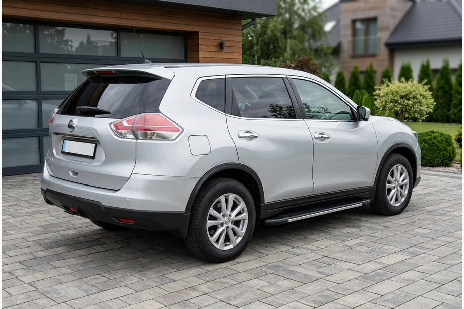Nissan X-trail T32/Rogue 2014–2021 Sānu sliekšņi Bosphorus Grey (2 gab., alumīnijs) Image