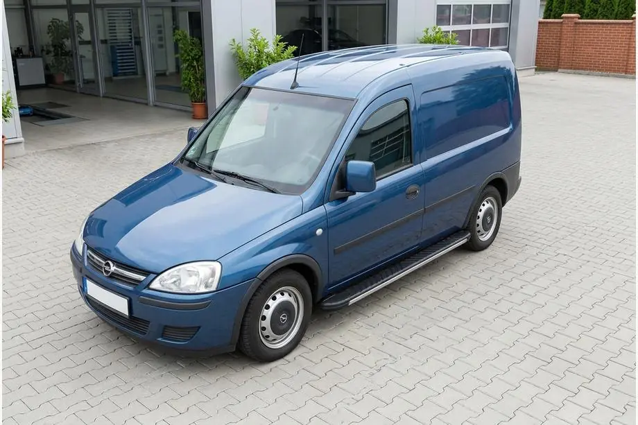 Opel Combo 2002–2012 Sānu sliekšņi Bosphorus Grey (2 gab., alumīnijs) Image