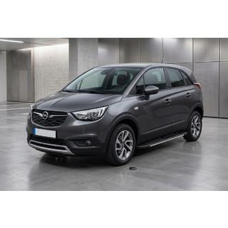 Sānu sliekšņi Bosphorus Grey (2 gab., alumīnijs) Opel Crossland X 2017–2024 foto 1