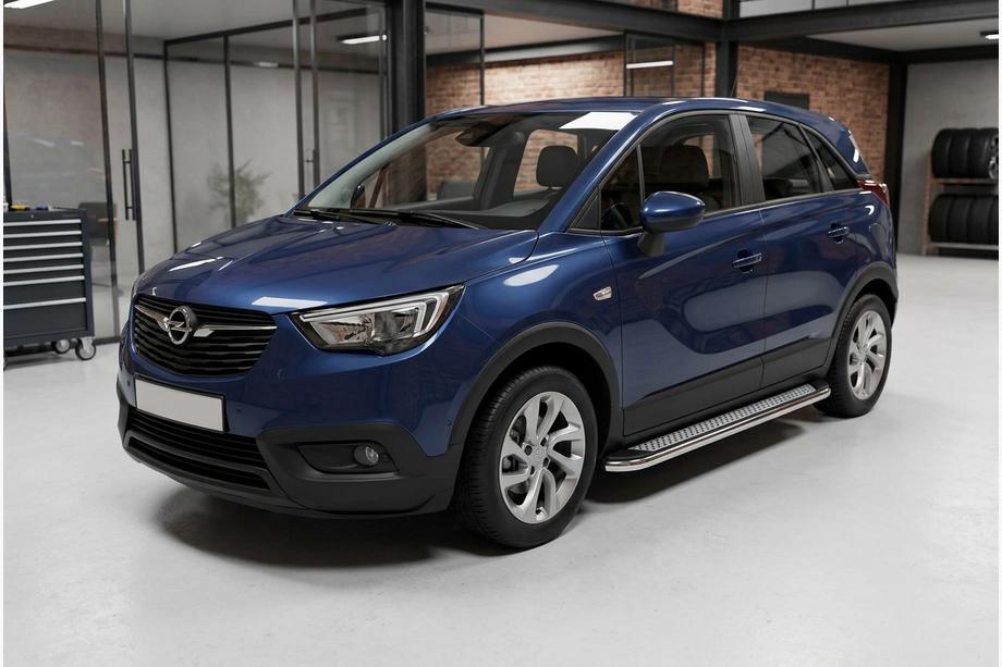 Opel Crossland X 2017–2024 Sānu pakāpieni Maydos V2 (2 gab., alumīnijs/nerūsējošais tērauds) Image