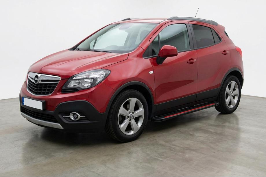 Opel Mokka 2012–2021 Sānu pakāpieni Maya Red (2 gab., alumīnijs) Image