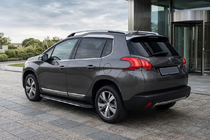 Peugeot 3008 2008–2016 Sānu sliekšņi Bosphorus Grey (2 gab., alumīnijs) foto 1