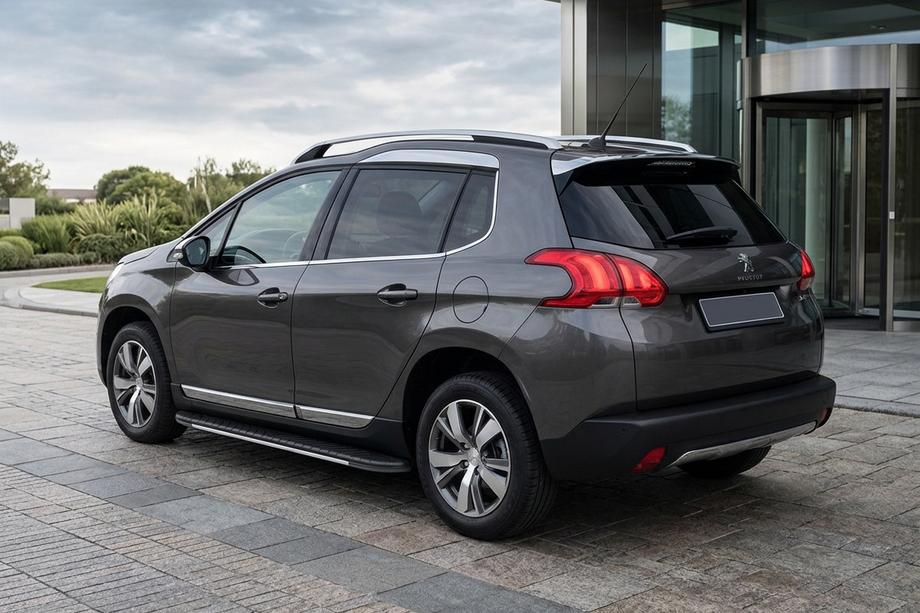 Peugeot 3008 2008–2016 Sānu sliekšņi Bosphorus Grey (2 gab., alumīnijs) Image