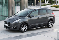 Peugeot 5008 2009–2016 Sānu sliekšņi Bosphorus Grey (2 gab., alumīnijs) foto 1