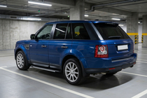 Range Rover Sport 2005–2013 Sānu sliekšņi Bosphorus Grey (2 gab., alumīnijs) foto 1
