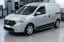 Renault Dokker 2013–2022 Sānu sliekšņi Bosphorus Grey (2 gab., alumīnijs) foto 1