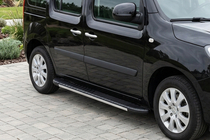 Renault Kangoo 2008–2020 Sānu sliekšņi Bosphorus Grey (2 gab., alumīnijs) foto 1