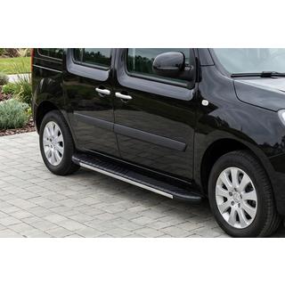 Sānu sliekšņi Bosphorus Grey (2 gab., alumīnijs) Renault Kangoo 2008–2020 foto 1