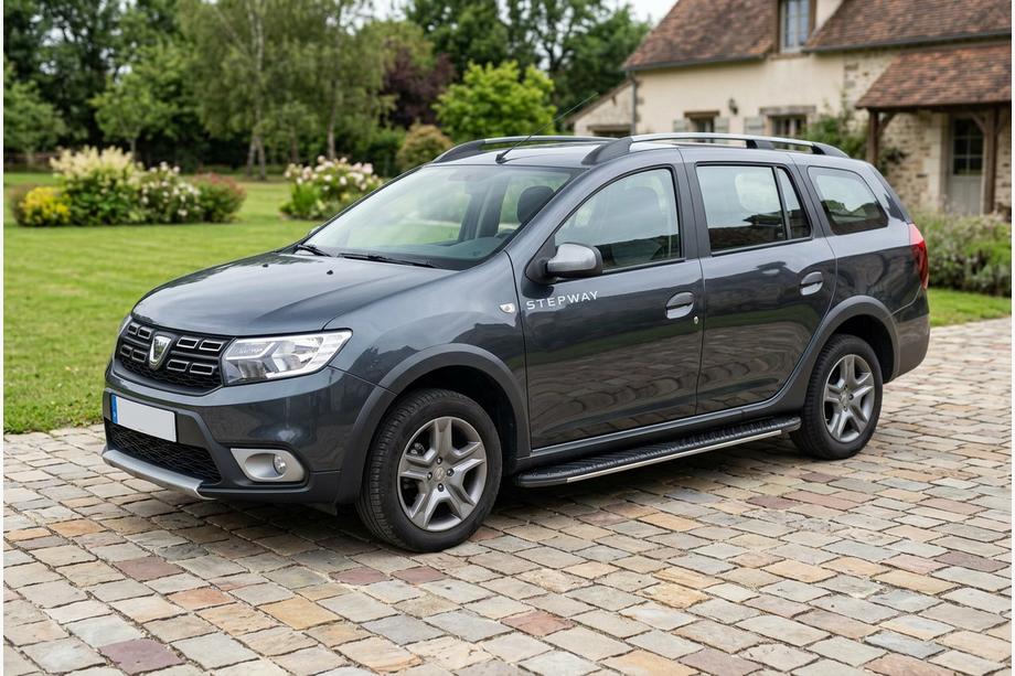 Renault Logan MCV 2013–2022 Sānu sliekšņi Bosphorus Grey (2 gab., alumīnijs) Image