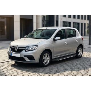 Sānu sliekšņi Bosphorus Grey (2 gab., alumīnijs) Renault Sandero 2013–2022 foto 1