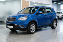 SsangYong Korando 2010–2019 Sānu sliekšņi Maya Blue (2 gab., alumīnijs) foto 1