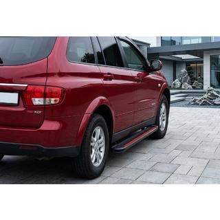 Sānu pakāpieni Maya Red (2 gab., alumīnijs) SsangYong Kyron 2005–2014 foto 1