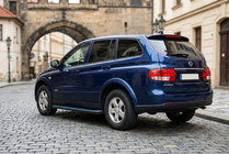SsangYong Kyron 2005–2014 Sānu sliekšņi Maya Blue (2 gab., alumīnijs) foto 1