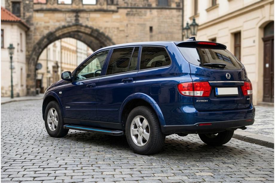 SsangYong Kyron 2005–2014 Sānu sliekšņi Maya Blue (2 gab., alumīnijs) Image