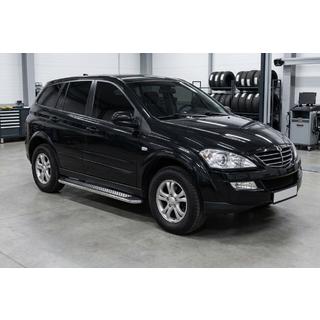 Sānu pakāpieni Maydos V2 (2 gab., alumīnijs/nerūsējošais tērauds) SsangYong Action 2005–2018 foto 1