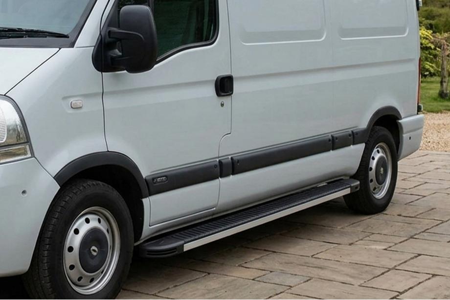 Renault Master 1998–2010 Sānu sliekšņi Maya V1 (2 gab., alumīnijs) Image