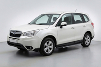 Subaru Forester 2013–2018 Sānu sliekšņi Bosphorus Grey (2 gab., alumīnijs) foto 1