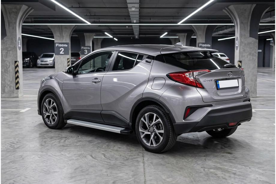 Toyota C-HR 2016–2023 Sānu sliekšņi Maya V2 (2 gab., alumīnijs) Image