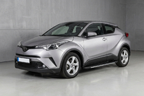 Toyota C-HR 2016–2023 Sānu sliekšņi Bosphorus Grey (2 gab., alumīnijs) foto 1