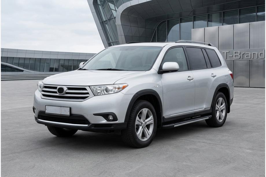 Toyota Highlander 2008–2013 Sānu sliekšņi Bosphorus Grey (2 gab., alumīnijs) Image