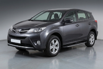 Toyota Rav 4 2013–2018 Sānu sliekšņi Bosphorus Grey (2 gab., alumīnijs) foto 1