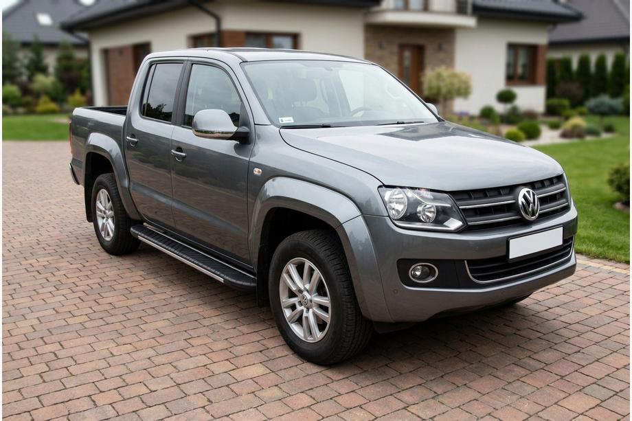 Volkswagen Amarok 2010–2022 Sānu sliekšņi Bosphorus Grey (2 gab., alumīnijs) Image