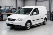 Volkswagen Caddy 2004–2010 Sānu sliekšņi Bosphorus Grey (2 gab., alumīnijs) foto 1