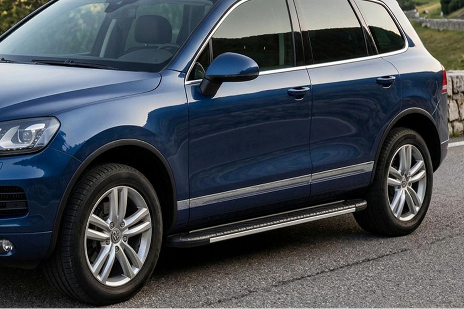 Volkswagen Touareg 2002–2010 Sānu sliekšņi Bosphorus Grey (2 gab., alumīnijs) Image