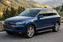 Volkswagen Touareg 2010–2018 Sānu sliekšņi Bosphorus Grey (2 gab., alumīnijs) foto 1