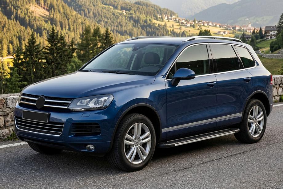 Volkswagen Touareg 2010–2018 Sānu sliekšņi Bosphorus Grey (2 gab., alumīnijs) Image