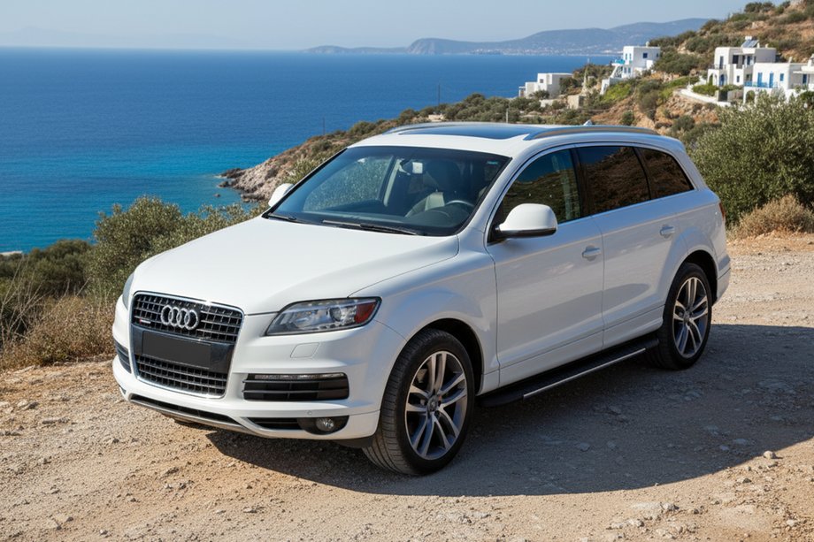 Audi Q7 2005–2015 Sānu sliekšņi Bosphorus Grey (2 gab., alumīnijs) Image