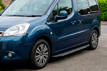 Peugeot Partner Tepee 2008–2018 Sānu sliekšņi Bosphorus Grey (2 gab., alumīnijs) foto 1