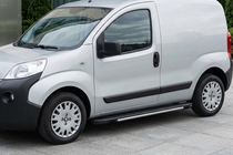 Peugeot Bipper 2008–2017 Sānu sliekšņi Bosphorus Grey (2 gab., alumīnijs) foto 1