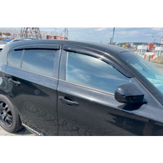 Logu vēja deflektori (4 gab., HIC) BMW 1. sērija E81/E82/E87/E88 2004–2011 foto 1