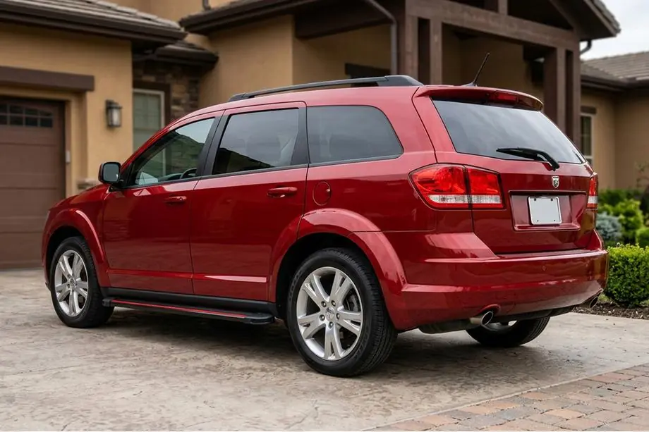 Dodge Journey 2008–2020 Sānu pakāpieni Maya Red (2 gab., alumīnijs) Image