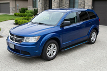 Dodge Journey 2008–2020 Sānu sliekšņi Maya Blue (2 gab., alumīnijs) foto 1