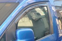 Fiat Doblo I 2005–2010 Ieliekamie logu deflektori (2 gab., HIC) foto 4