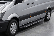 Volkswagen Crafter 2006–2016 Sānu sliekšņi Bosphorus Grey (2 gab., alumīnijs) foto 1