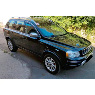 Logu vēja deflektori ar hromētu līsti (4 gab., HIC) Volvo XC90 2002–2014 foto 1