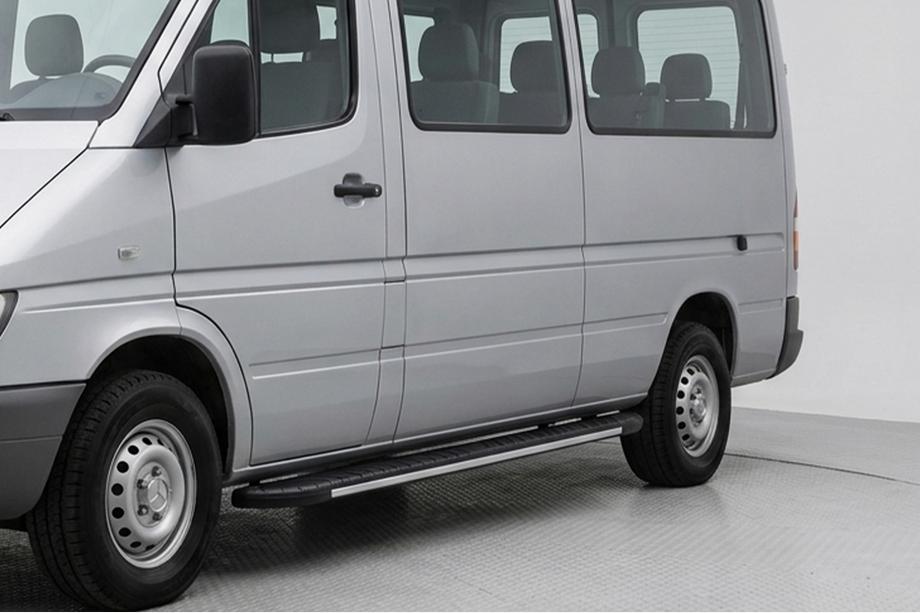 Volkswagen LT 1995–2006 Sānu sliekšņi Bosphorus Grey (2 gab., alumīnijs) Vidējā riteņu bāze Image
