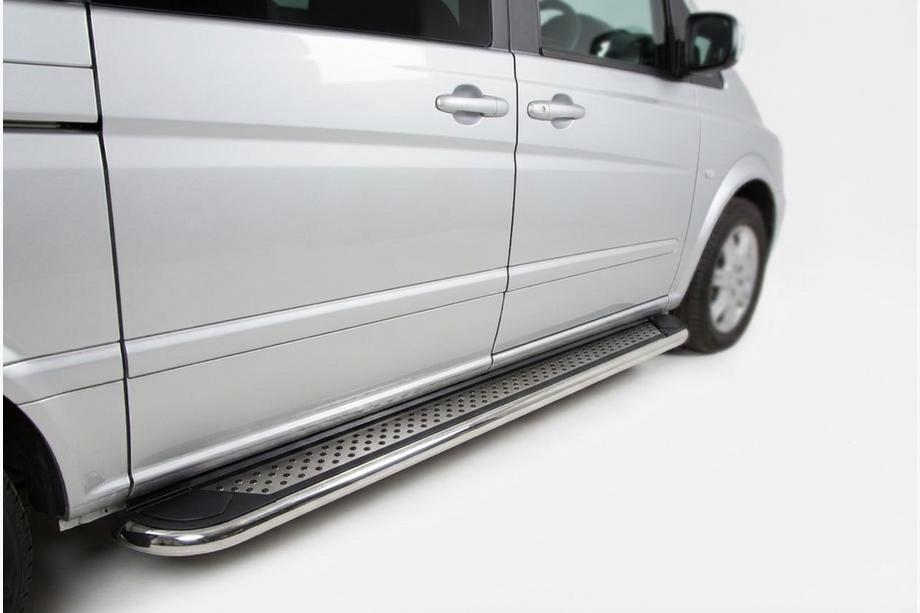 Mercedes Viano 2004–2014 Sānu sliekšņi Maydos V2 (2 gab., alumīnijs) Image