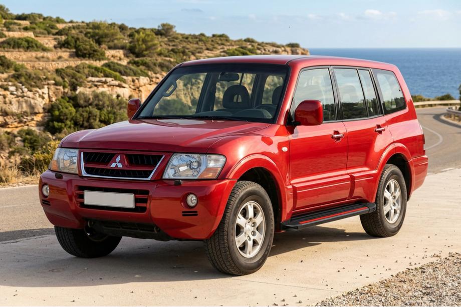 Mitsubishi Pajero Wagon III 1999–2006 Sānu pakāpieni Maya Red (2 gab., alumīnijs) Image