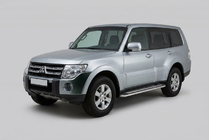 Mitsubishi Pajero Wagon IV 2006–2021 Sānu pakāpieni Maydos V2 (2 gab., alumīnijs/nerūsējošais tērauds) foto 4