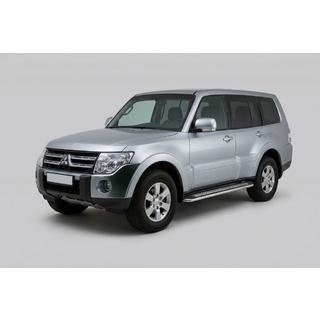Sānu pakāpieni Maydos V2 (2 gab., alumīnijs/nerūsējošais tērauds) Mitsubishi Pajero Wagon IV 2006–2021 foto 4