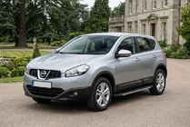 Nissan Qashqai 2010–2014 Sānu sliekšņi Bosphorus Grey (2 gab., alumīnijs) Garā riteņu bāze foto 1