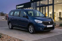 Dacia Lodgy 2012–2022 Sānu sliekšņi Bosphorus Grey (2 gab., alumīnijs) foto 1