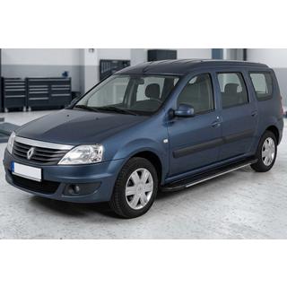 Sānu sliekšņi Bosphorus Grey (2 gab., alumīnijs) Dacia Logan MCV 2004–2014 foto 1